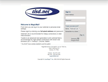 Tablet Screenshot of mail.tisd.net